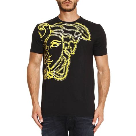 versace mens tshirt|versace fitted shirts for men.